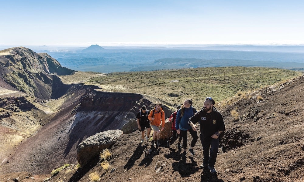 Mt Tarawera Volcanic Crater Hike with 4WD Adventure