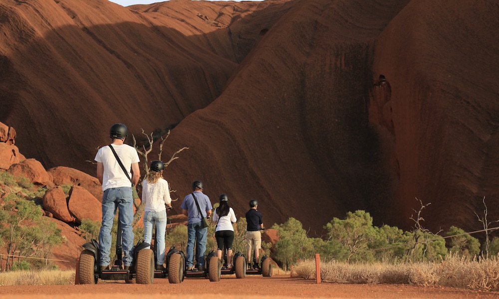 Quarter Uluru Segway and Sunset Tour