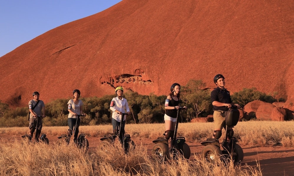 Quarter Uluru Segway and Sunset Tour