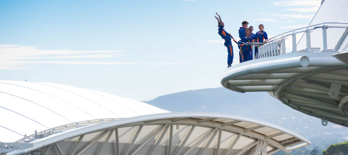 Adelaide Oval Night Roof Climb