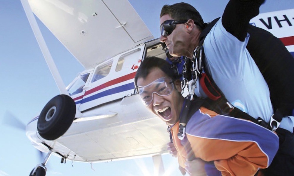 14,000ft Tandem Skydive over Rottnest Island