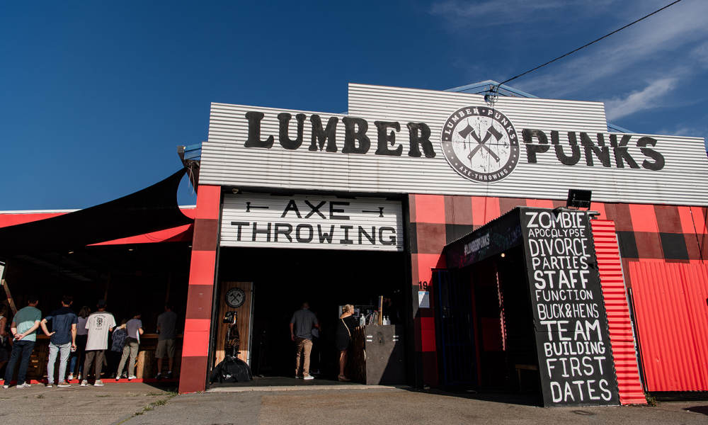 Lumber Punks Axe Throwing Gold Coast