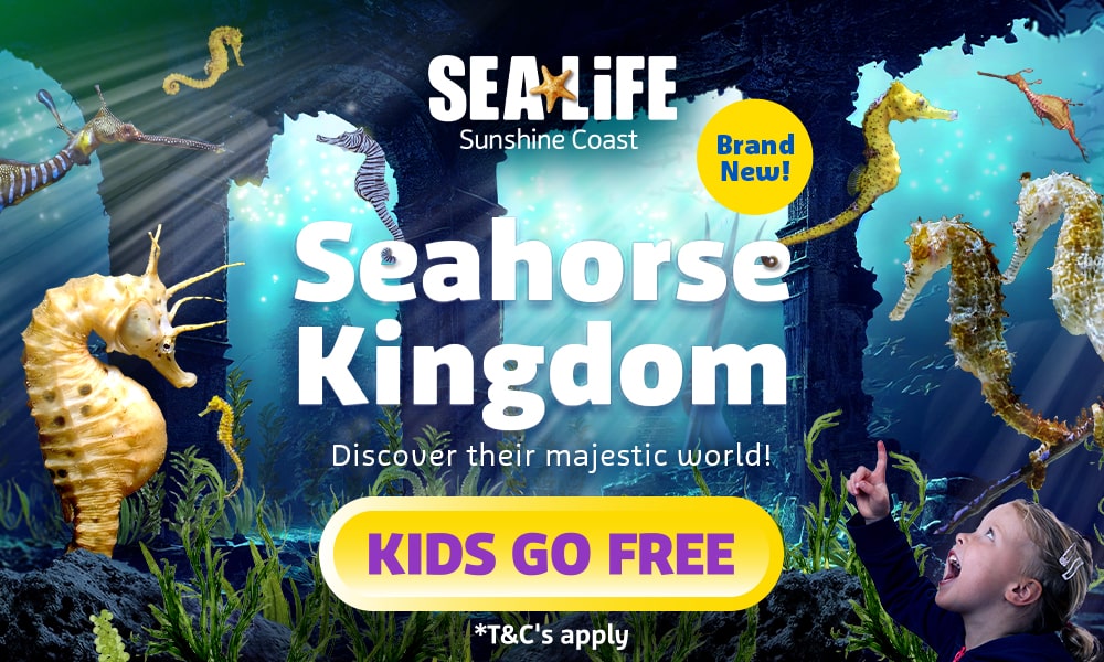 SEA LIFE Sunshine Coast Kids Go FREE Offer