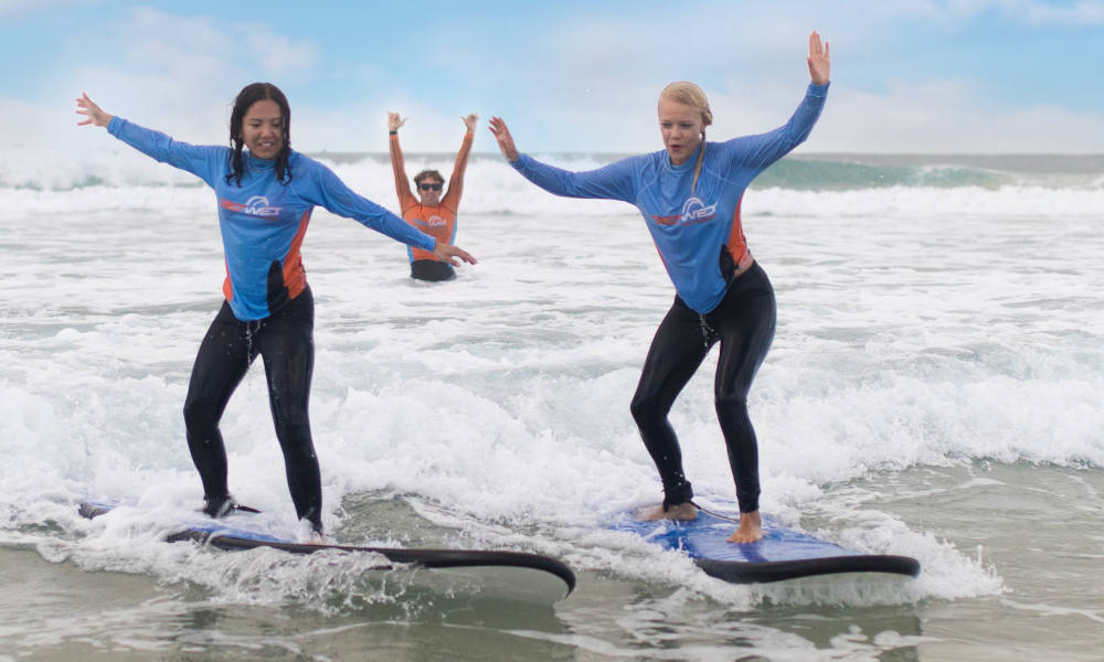 Private Family Surf Lesson at Main Beach