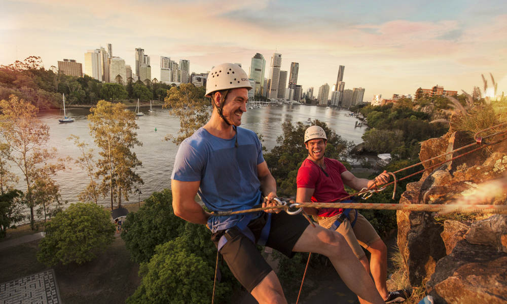 Twilight Abseil Adventure Entertainment Sport and Fitness Adventure Lower River Tce Kangaroo Point QLD 4169