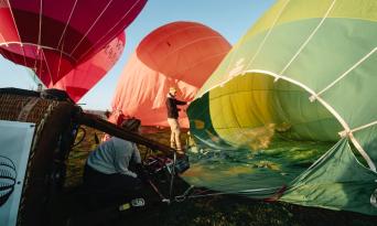 Sunrise Balloon Flight in Mansfield Thumbnail 2