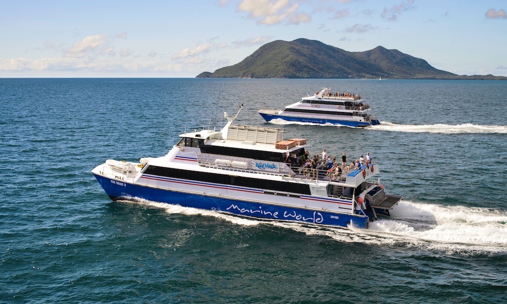 Great Barrier Reef Cruise to Reef Magic Pontoon Reef Fleet Terminal 1 Spence St Cairns Qld 4870