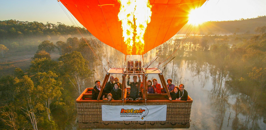 Gold Coast Jet Boat Ride and Hot Air Balloon Package