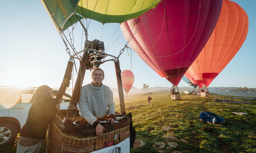 Hot Air Balloon Flight Over Mansfield - Afternoon Flight