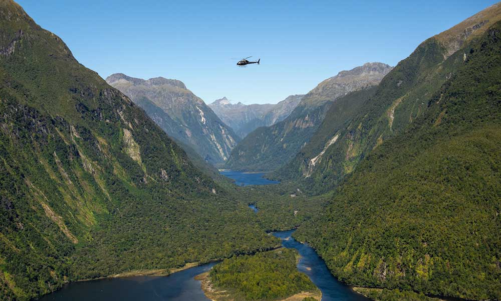 Milford Sound Flyover Helicopter Flight