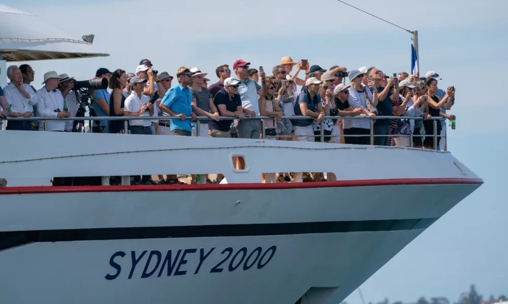 Australia Sail Grand Prix Sydney Premium Spectator Cruise with Drinks and Buffet Meal