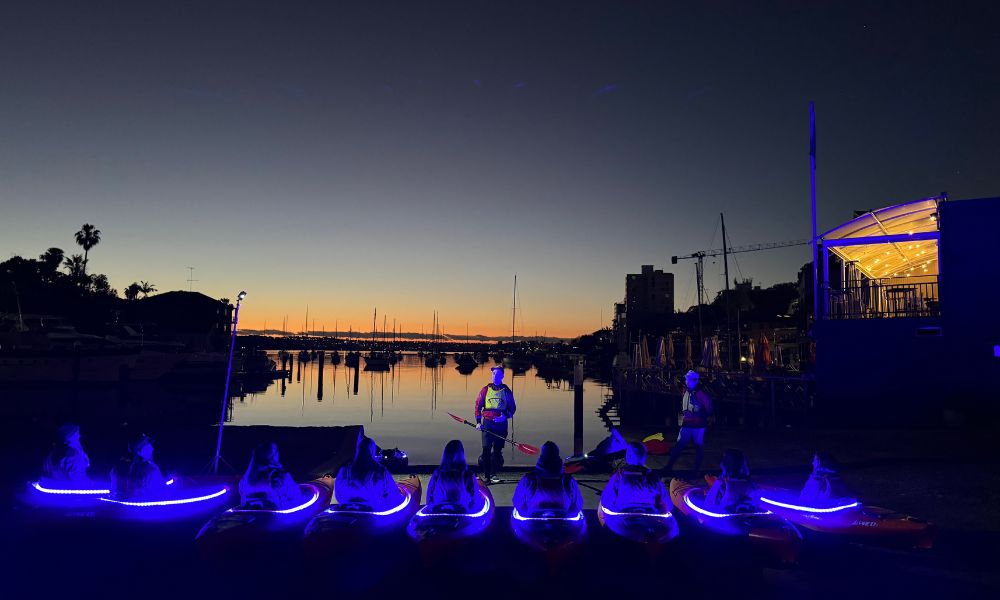 Sydney Harbour Vivid Lights Night Kayak Tour
