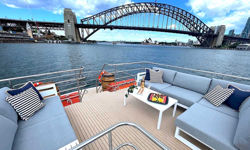 Vivid Sydney Intimate Catamaran Cruise on Heaven