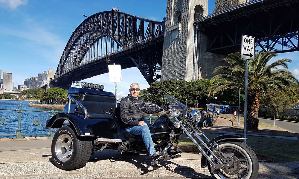 30 Minute Sydney Harbour Chopper Trike Tour - For up to 3