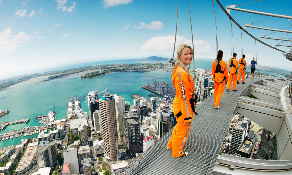 Auckland Sky Tower SkyWalk and SkyJump Combo