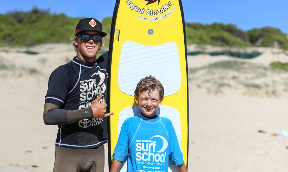 Private Surf Lesson in Port Stephens - 1 Hour