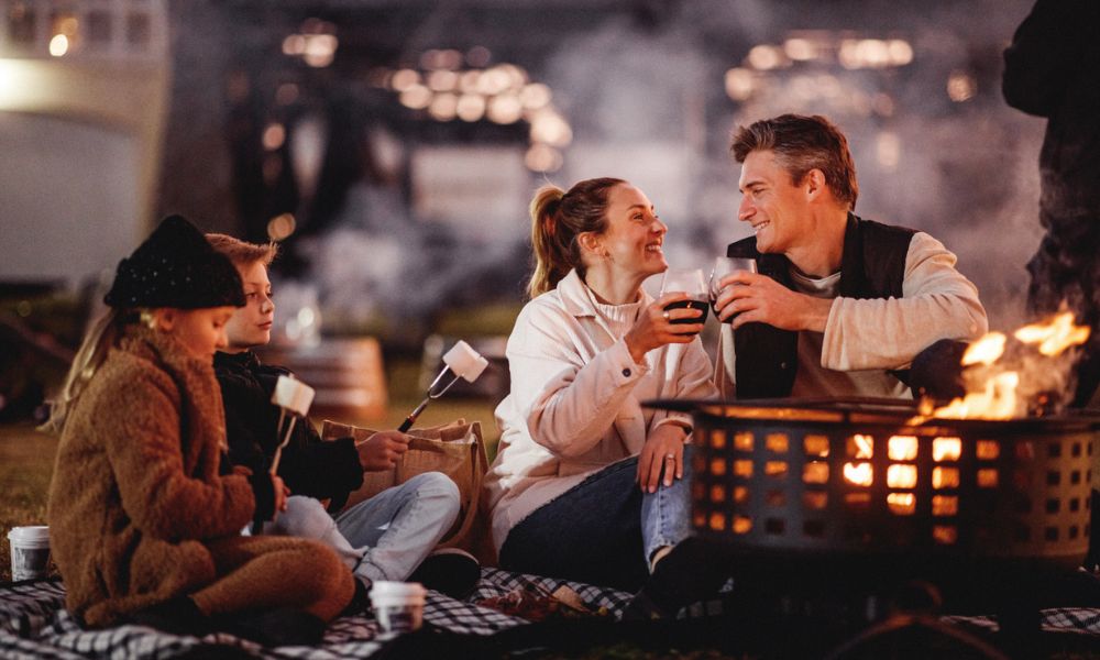 Sirromet Winery Picnic by the Fire with Wine - For 2