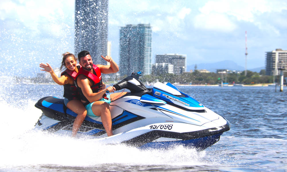 1 hour Guided Jet Ski Tour Entertainment Nature and Wildlife Sport and Fitness Adventure 58 Cavill Ave Surfers Paradise 4217 4217