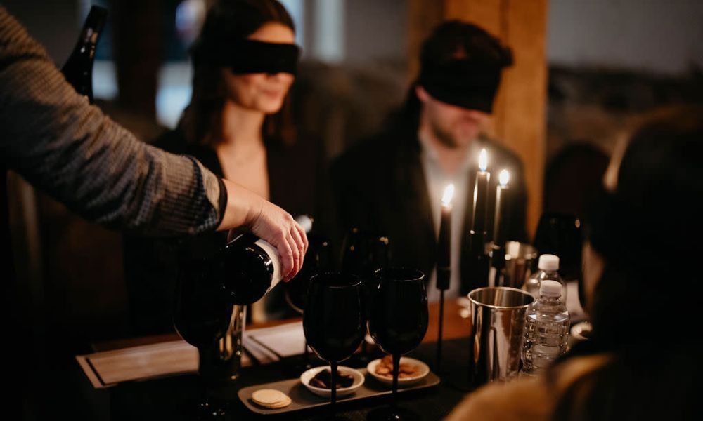 Tasting in the Dark: A Sensory Wine Experience at Hardys Wine