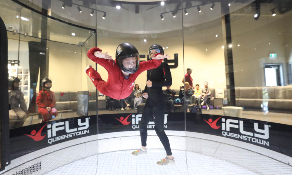 iFLY Queenstown Indoor Skydiving Family and Friends Package - 8 Flights