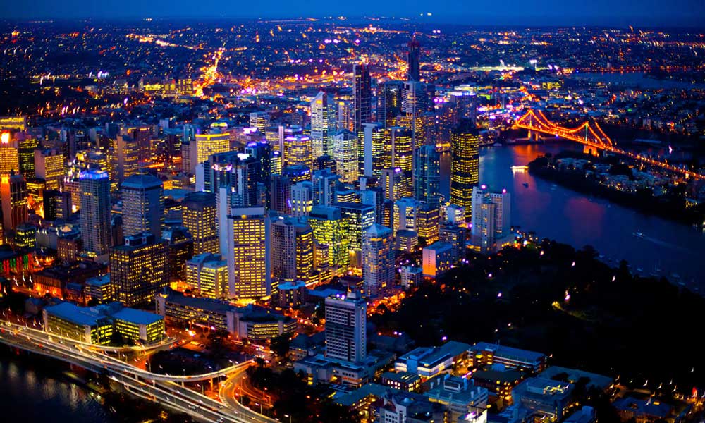 Brisbane CBD Twilight Scenic Flight