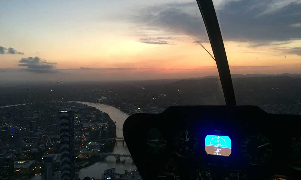 Brisbane CBD Twilight Scenic Flight