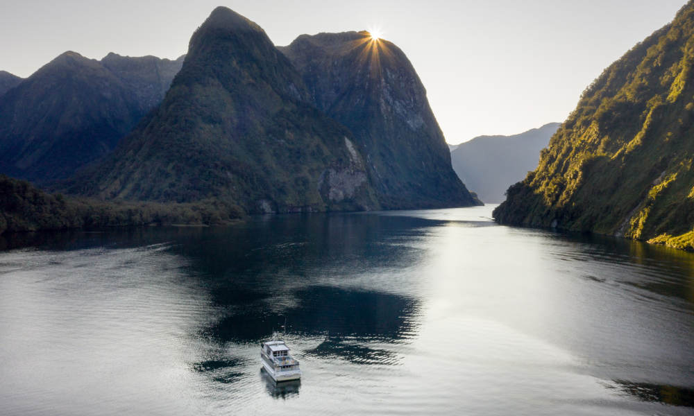 Doubtful Sound Wilderness Cruise from Manapouri Manapouri Visitor Centre 64 Waiau St Manapouri NZS 9679