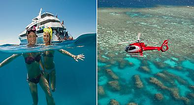 Great Barrier Reef Cruise & Scenic Helicopter Flight Package