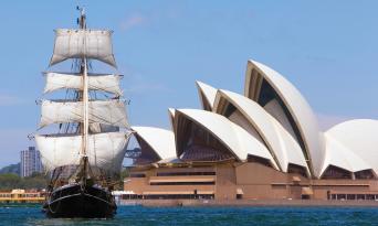 Sydney Harbour Wine and Canapes Tall Ship Cruise Thumbnail 1