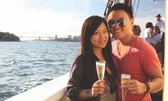 Sydney Harbour Wine and Canapes Tall Ship Cruise Thumbnail 2