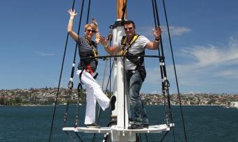 Sydney Harbour Wine and Canapes Tall Ship Cruise Thumbnail 4