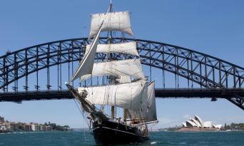 Sydney Harbour Wine and Canapes Tall Ship Cruise Thumbnail 6