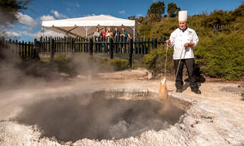 Te Puia Guided Tour with Steambox Hangi Lunch Thumbnail 1
