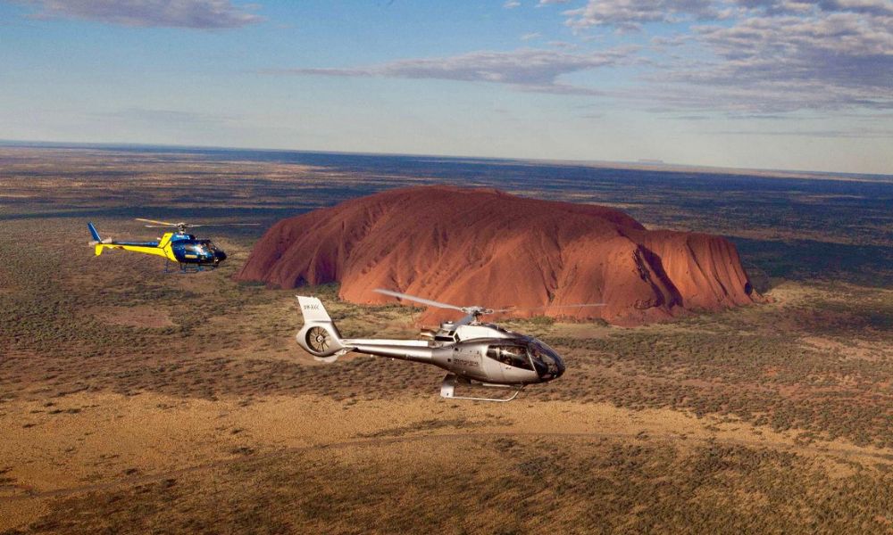 Uluru 15 Minute Scenic Helicopter Flight  Book Now | Experience Oz