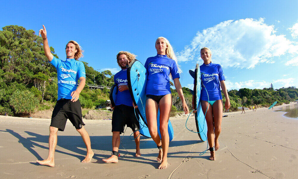 120 Minute Group Surf Lesson in Byron Bay