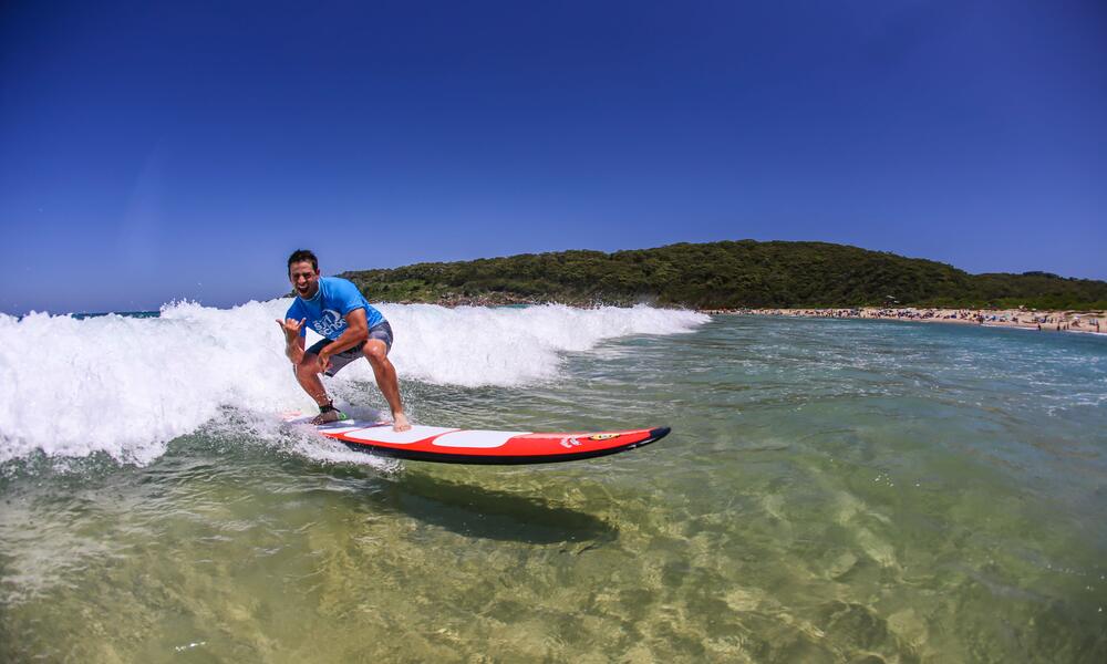 Private Surf Lesson in Port Stephens - 1 Hour