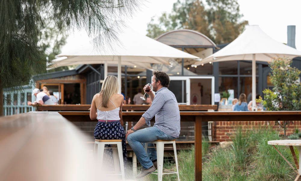 Maggie Beer's Farm Shop Experience with Glass of Wine