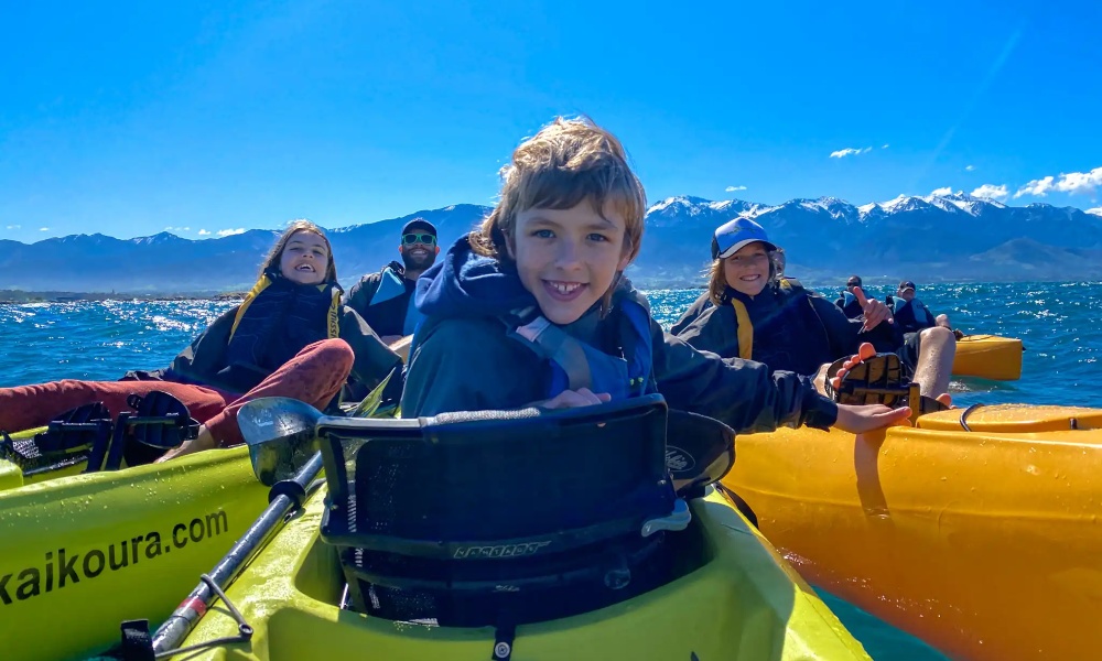 Kaikoura Family Kayak Pedal Tour - 3 Hours