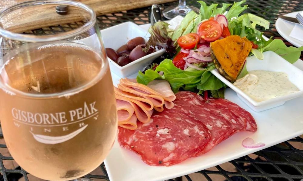 Gisborne Peak Winery 3 Course Lunch & Glass of Wine - For 2