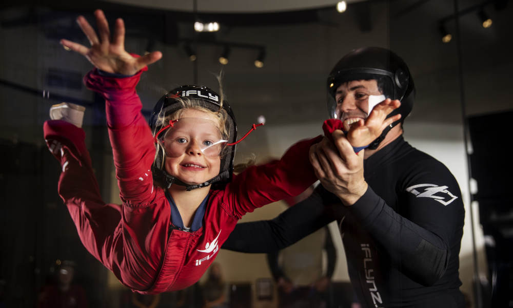 iFLY Queenstown Indoor Skydiving Airborne Experience - 4 Flights