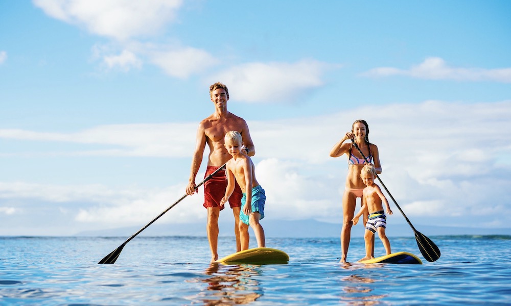 Stand Up Paddle Lesson Double Island & Beach 4x4 - Rainbow Beach Tour