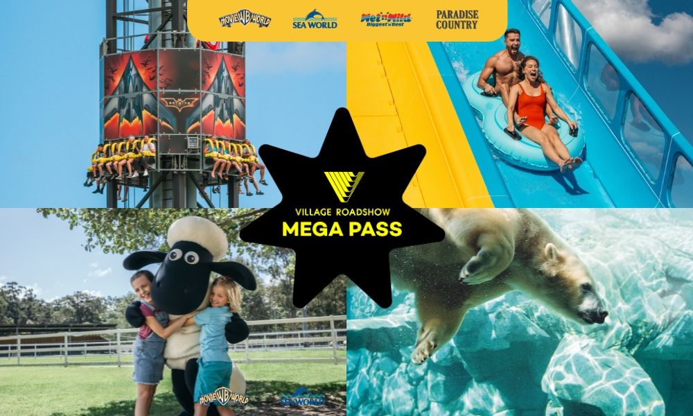 14 Day Theme Park Mega Pass Village Roadshow 