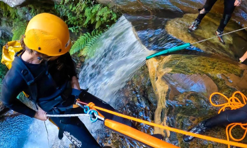 Empress Falls Canyon and Abseiling Full Day Blue Mountains