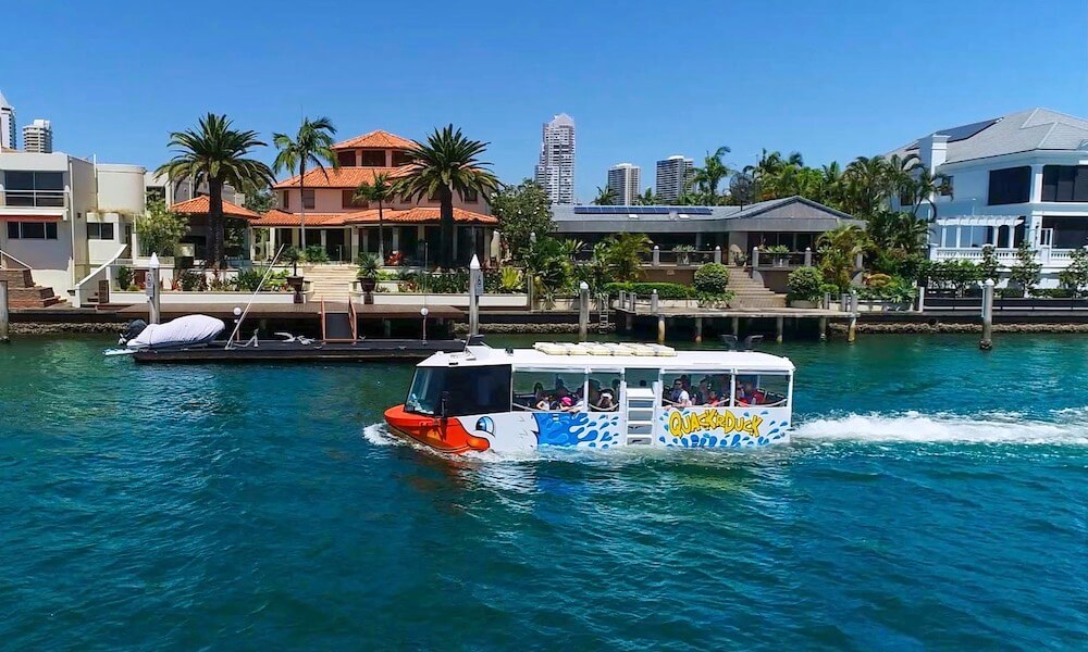 QuackrDuck Gold Coast City Tour and River Cruise - 9:30am Tour