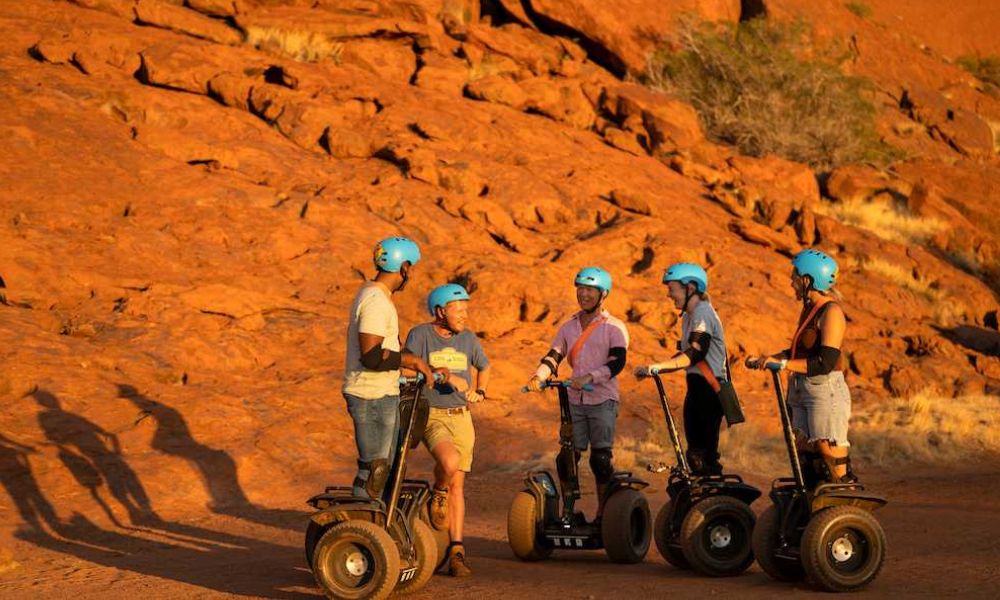 Quarter Uluru Segway and Sunset Tour