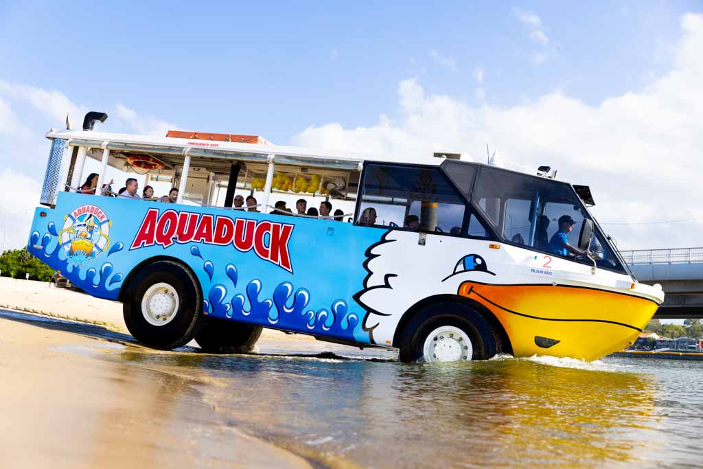 Aquaduck Gold Coast City Tour and River Cruise