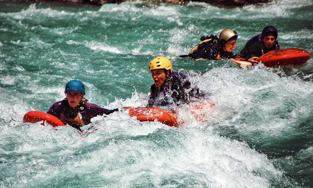 White Water River Sledging