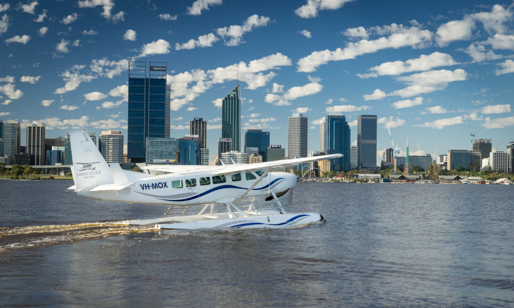 One Way Flight from Swan River to Rottnest Island