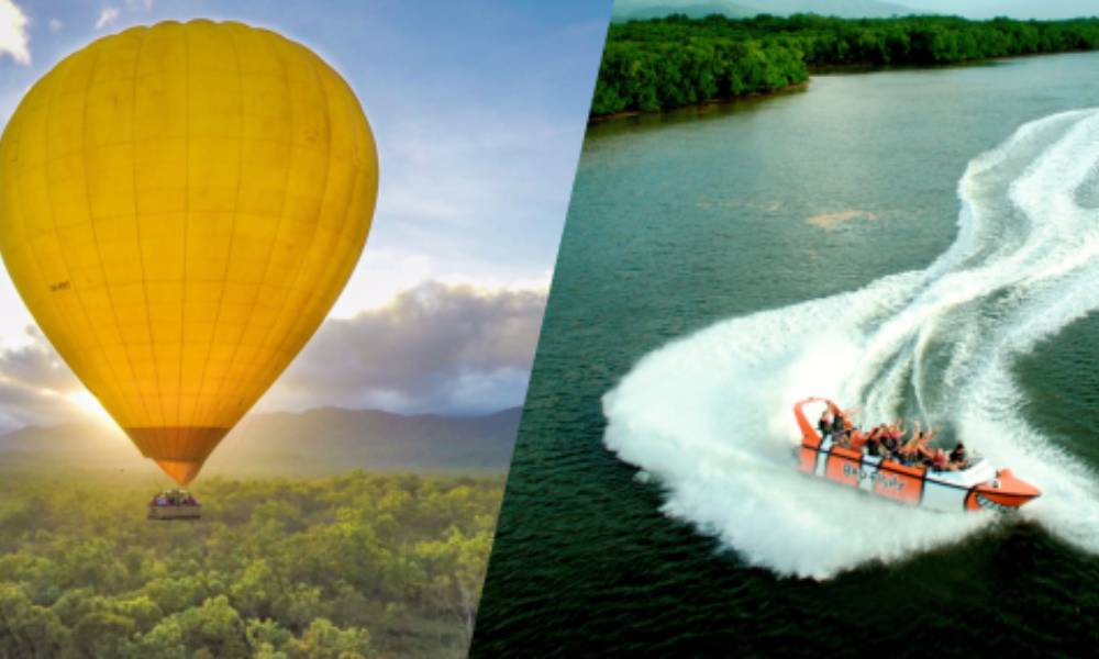 Cairns Balloon Flight and Bad Fishy Jet Boating