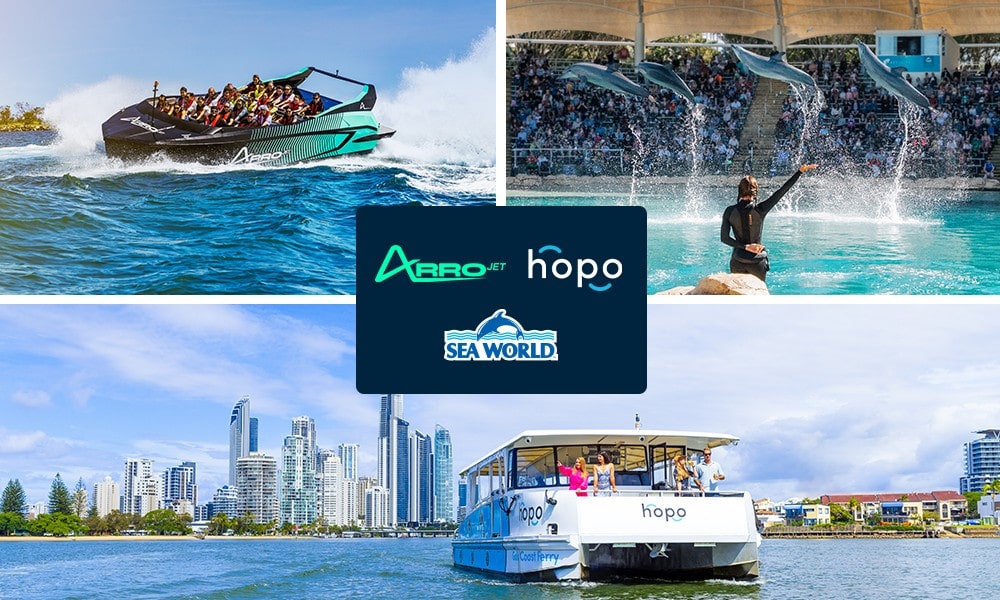 Hopo Day Pass, Arro Jet Ride & Sea World Entry Package